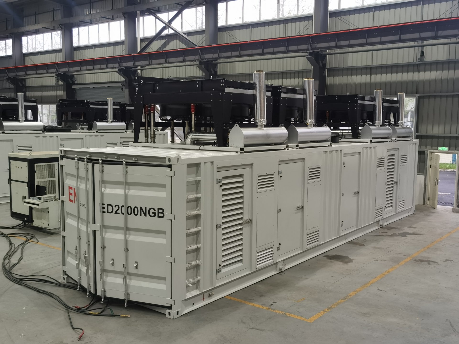 2MW rainproof container gensets