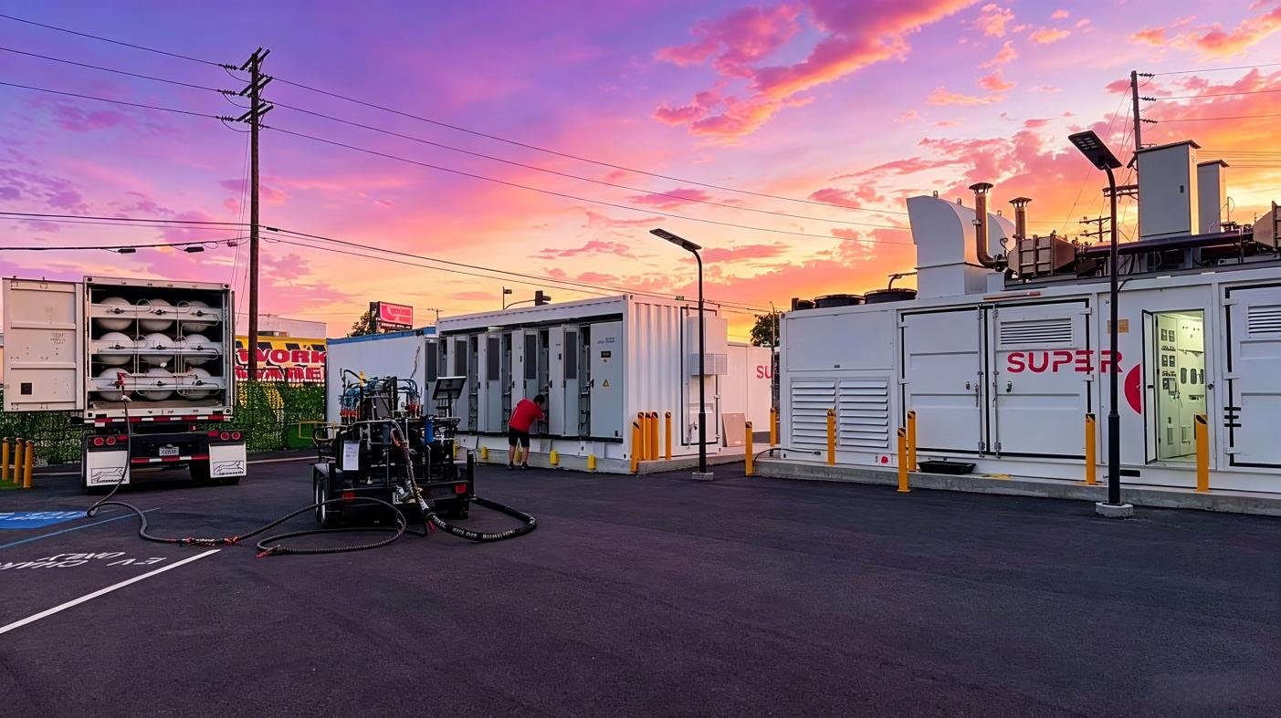 Gas-Fired Power Generation, Energy Storage, and EV Charging
